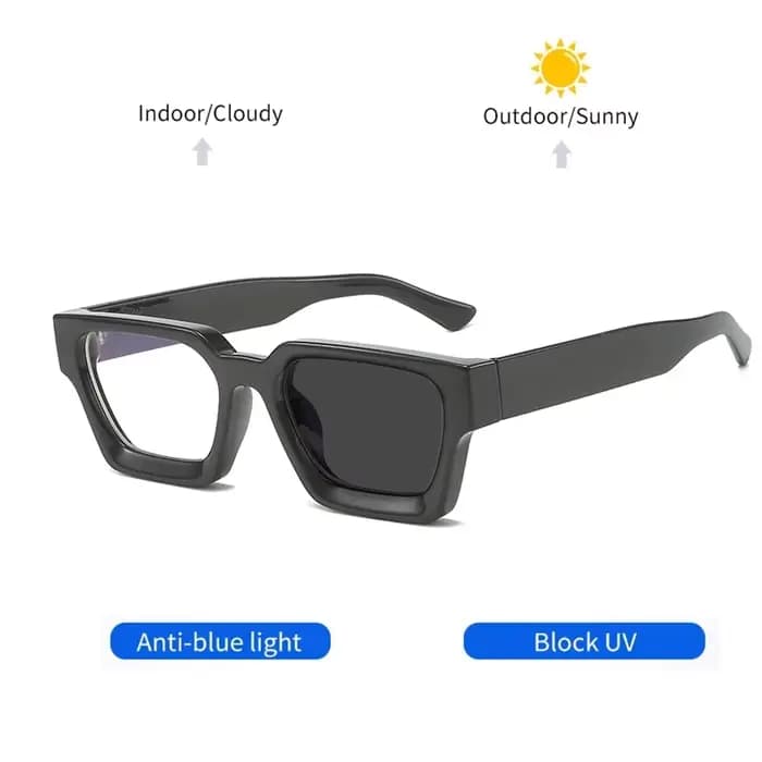Lunettes carrées de marque pour hommes