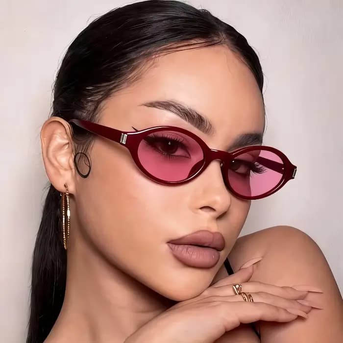 Lunettes ovales à petite monture pour femmes