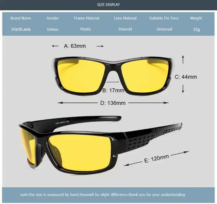 2019 offre spéciale lunettes de conduite de nuit