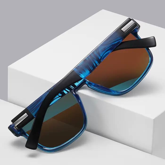 Lunettes de soleil carrées polarisées pour hommes