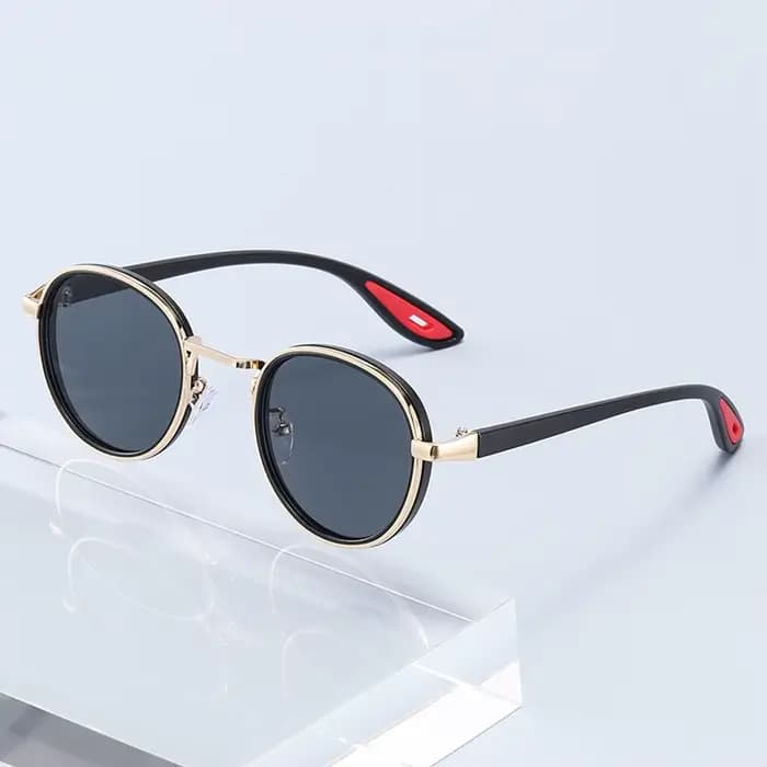 Lunettes de soleil rondes rétro pour hommes et femmes