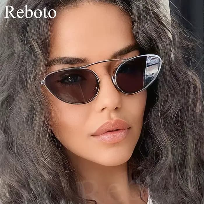Marque de luxe lunettes de soleil œil de chat femmes 2025 mode Unique petites