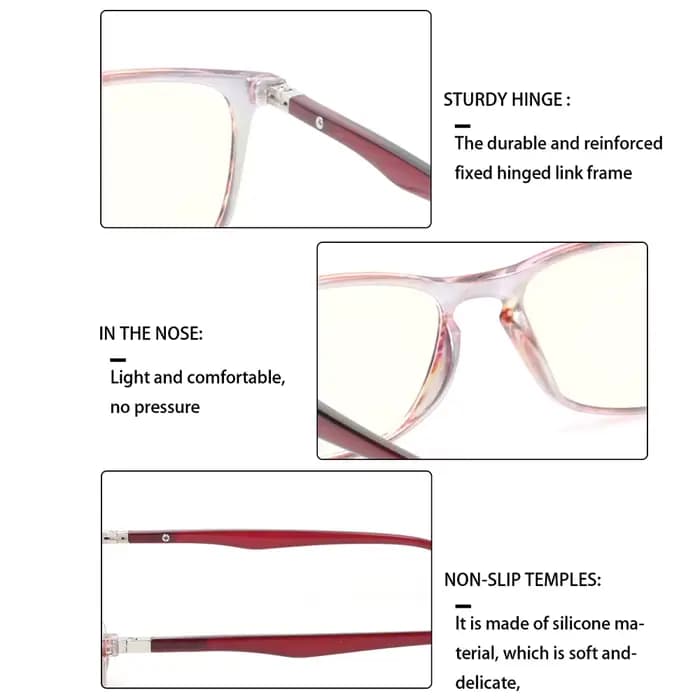 Lunettes de lecture bloquant la lumière bleue