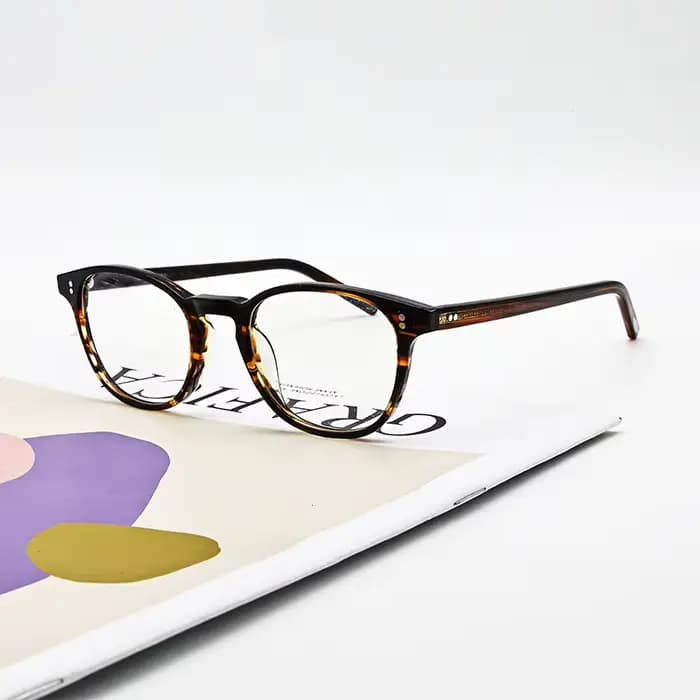 Montures de lunettes ovales classiques rétro en acétate OV5219 pour hommes