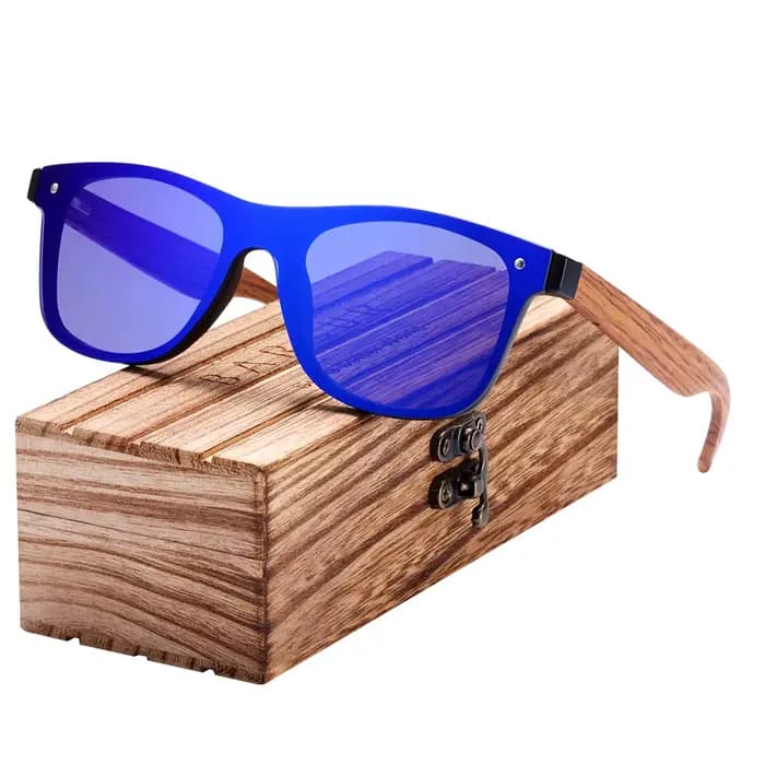 BARCUR lunettes de soleil hommes bois