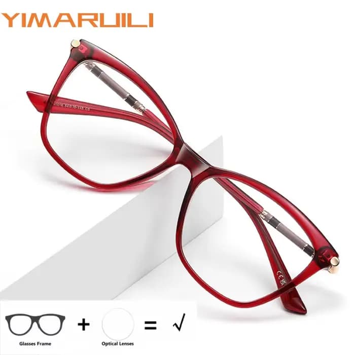 Lunettes de vue rétro œil de chat YIMARUILI pour femmes