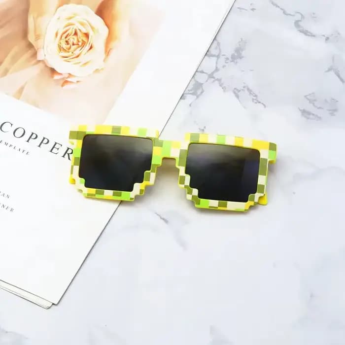 Lunettes de soleil carrées drôles pour enfants