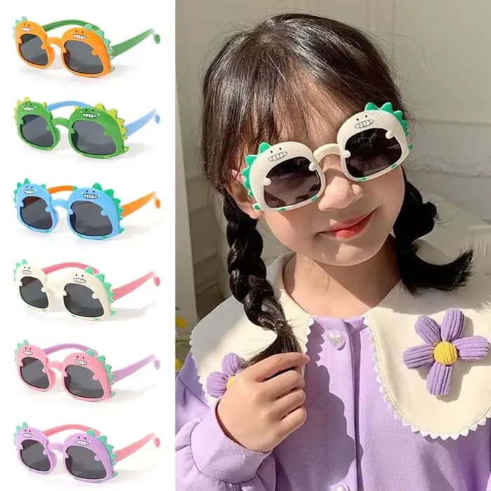 Lunettes de soleil drôles et mignonnes en forme de dinosaure