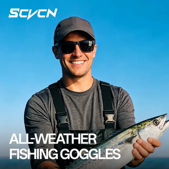 SCVCN Nouvelles lunettes de soleil polarisées pour la pêche
