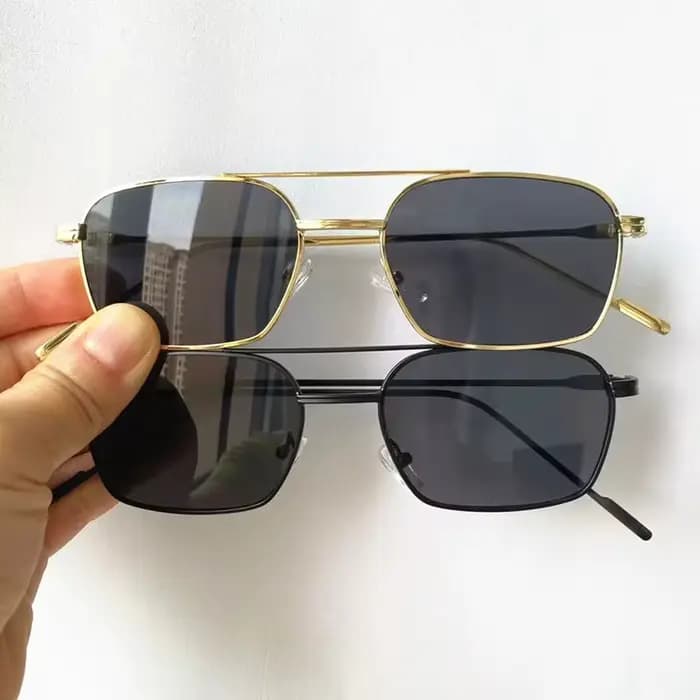 Lunettes de soleil unisexes à Double faisceau