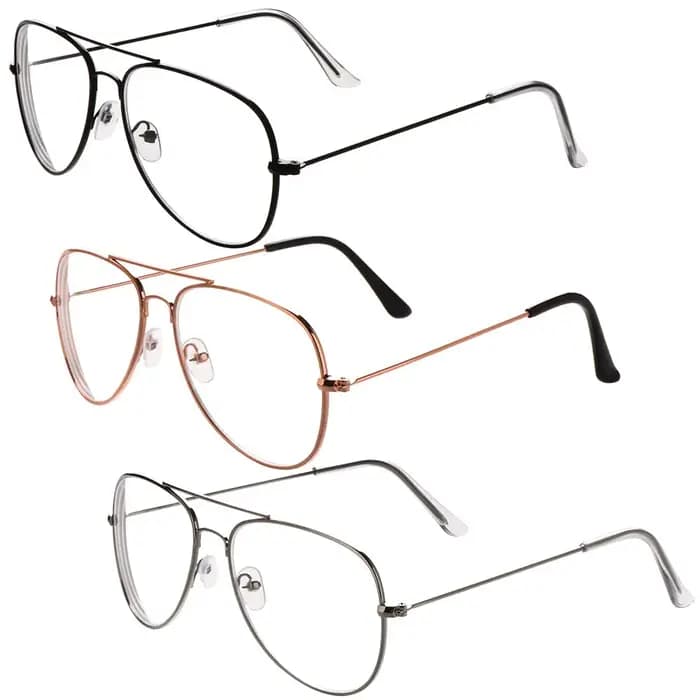 Lunettes de myopie vintage en métal pour femmes et hommes