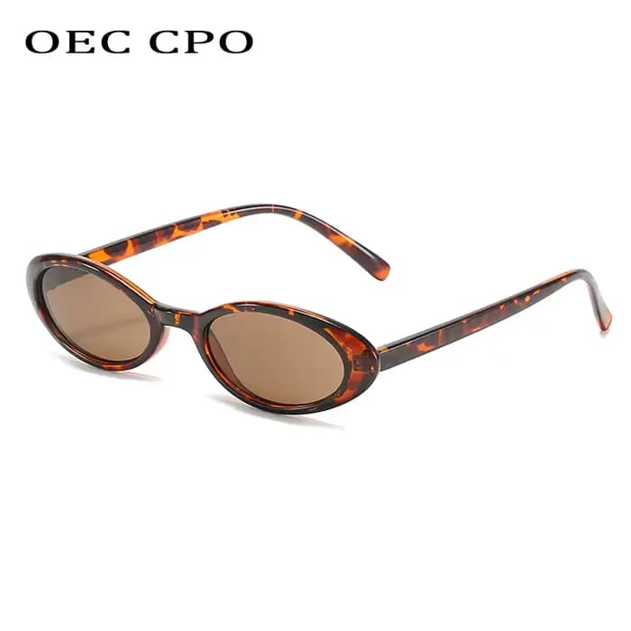 OEC CPO – lunettes de soleil ovales pour femmes