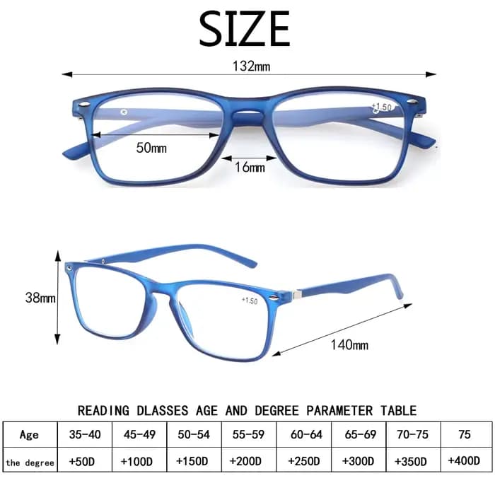 Lunettes de lecture bloquant la lumière bleue