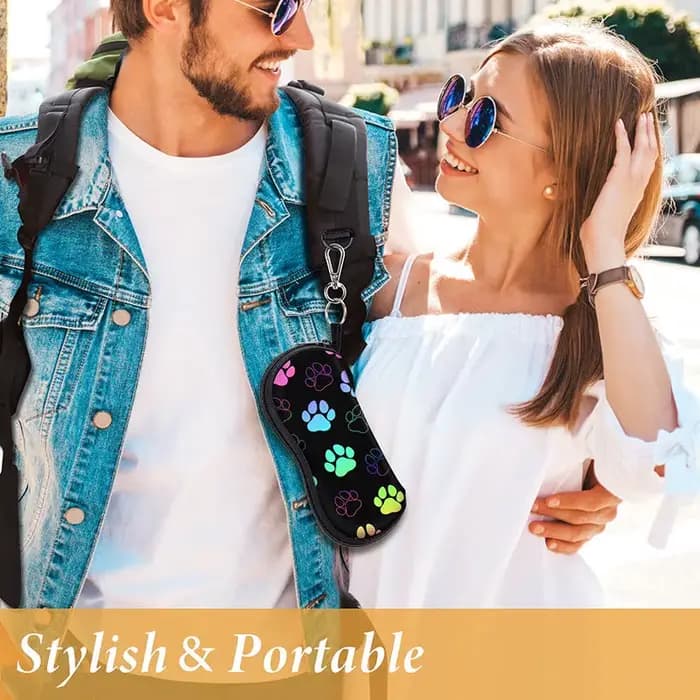 Étui à lunettes à coque souple de dessin animé