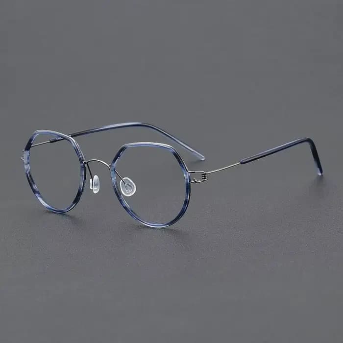 Danemark marque Deisgner sans vis lunettes montures ultra-léger femme Anti-bleu myopie