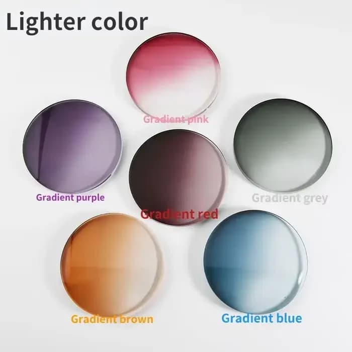 1.56 lentilles teintées 1.61 dégradé de couleur lunettes de soleil de qualité supérieure