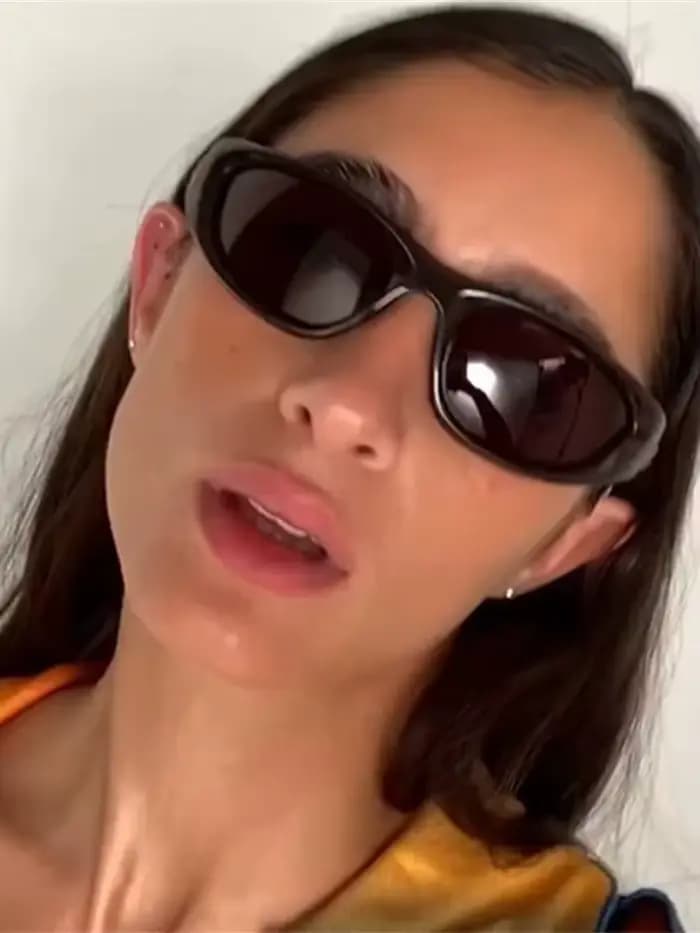 Lunettes de soleil vintage Y2K punk œil de chat pour femme