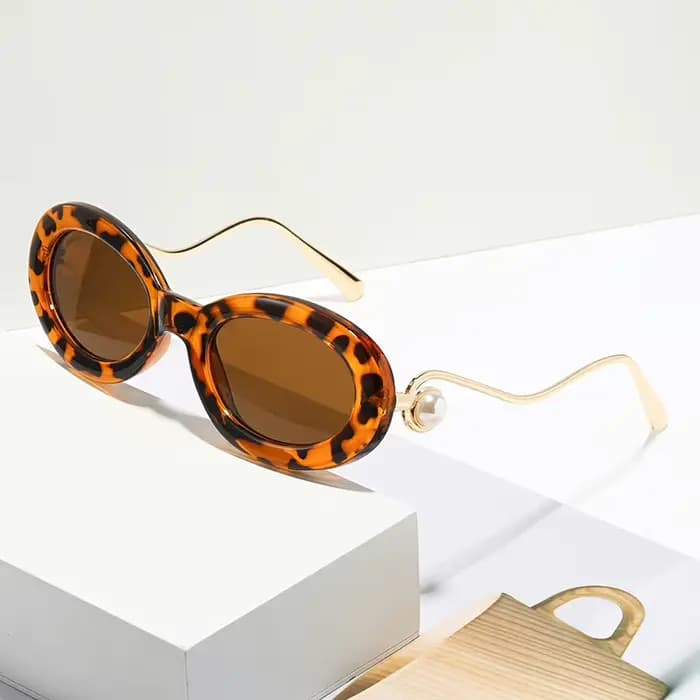 Nouvelles Lunettes de Soleil Ovale Tendance Vintage Polarisées pour Femmes et Hommes