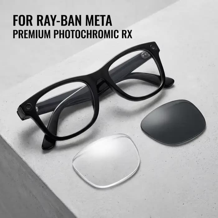 Verres RX personnalisés pour Ray-Ban Meta Wayfarer Headliner