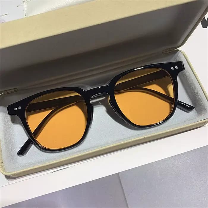 Lunettes de soleil à monture carrée pour femmes