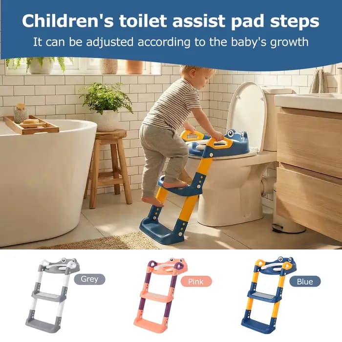 Siège de toilette pour enfants avec échelle, portable et pliable, marchepied auxiliaire pour enfants, urinoir pour bébé, pour l'apprentissage de la propreté des tout-petits