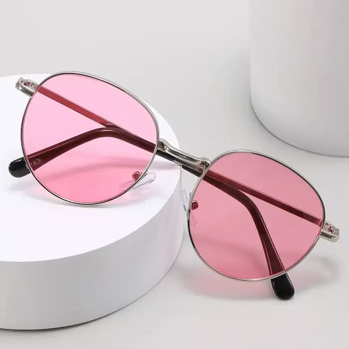 2025 nouvelles lunettes de soleil droites en métal garçons et filles