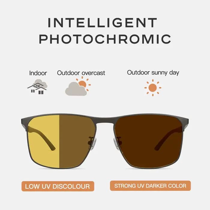 CAPONI Top qualité Vision nocturne lunettes de soleil pour hommes femmes cadre en Fiber de carbone