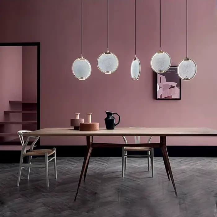 Masiero Horo suspension minimaliste en laiton luminaire verre rond suspension Loft Bar escalier Art déco café décoration lampe