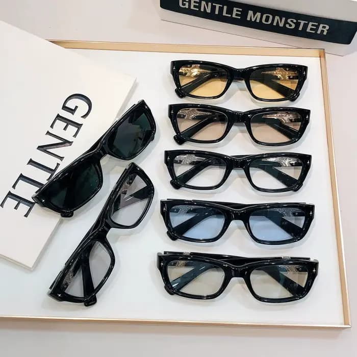 GENTLE MONSTER KANT Lunettes de soleil carrées en acétate de qualité supérieure pour hommes