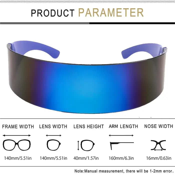 Lunettes de Soleil Y2K, Technologie Future