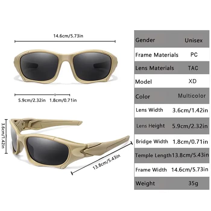 Lunettes de soleil de pêche polarisées pour hommes et femmes