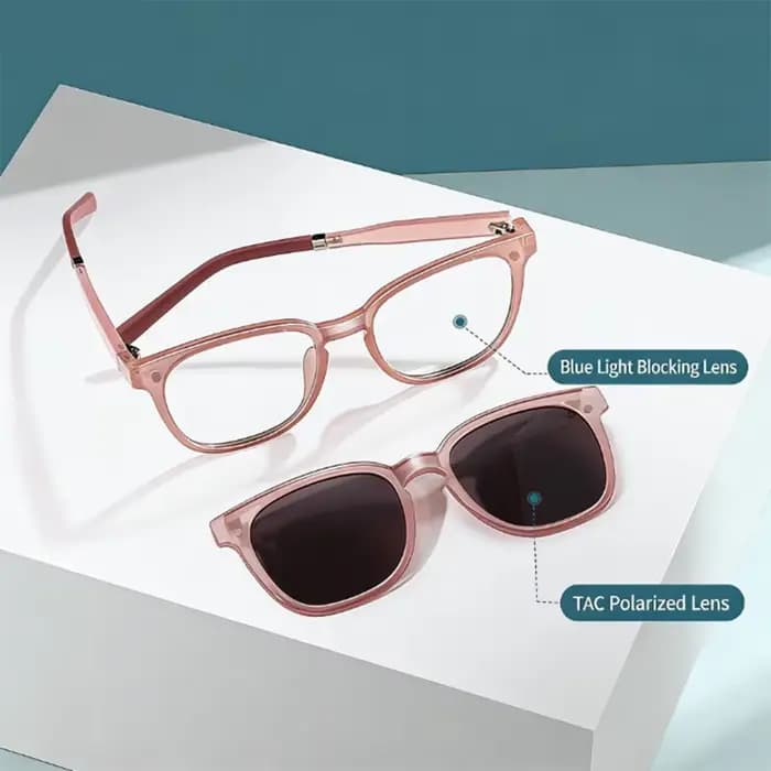 Lunettes de lecture à clip magnétique rabattables