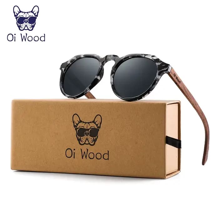 Oi bois lunettes de soleil femmes hommes