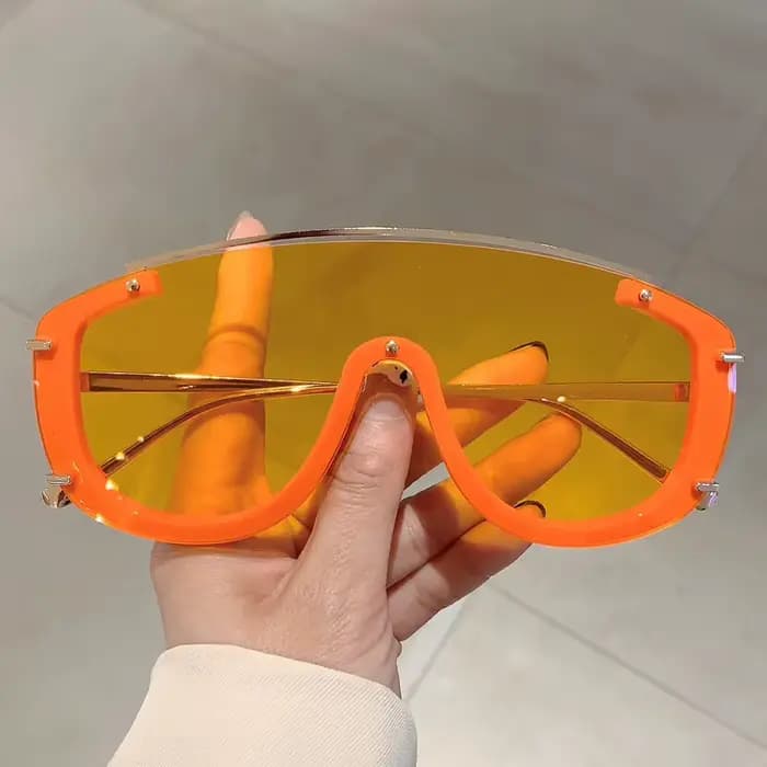 KAMMPT mode léopard femmes lunettes de soleil élégant dégradé Sports de plein air nuances de luxe en métal conception