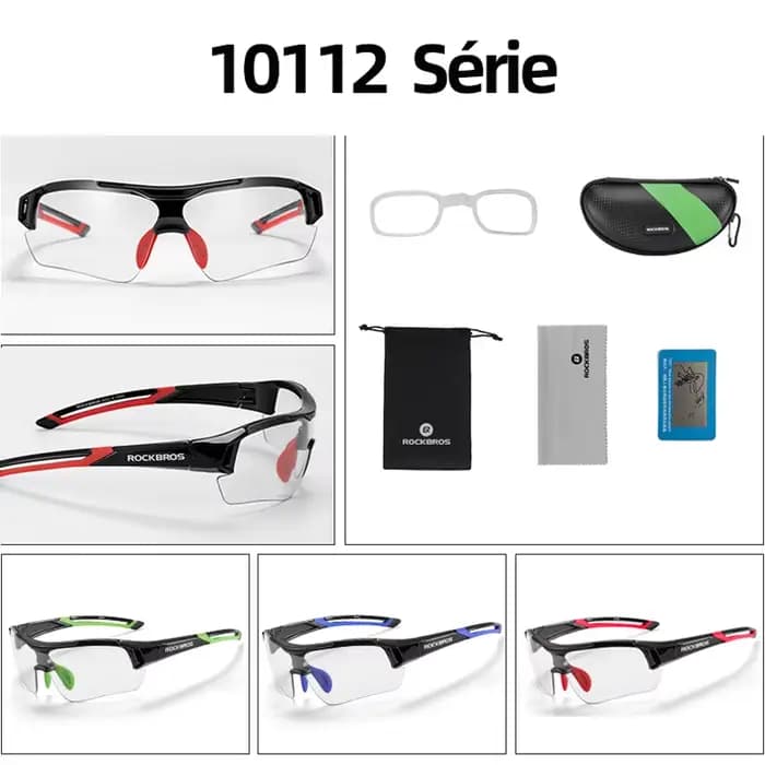 ROCKBROS lunettes de cyclisme photochromiques vélo Sports de plein air