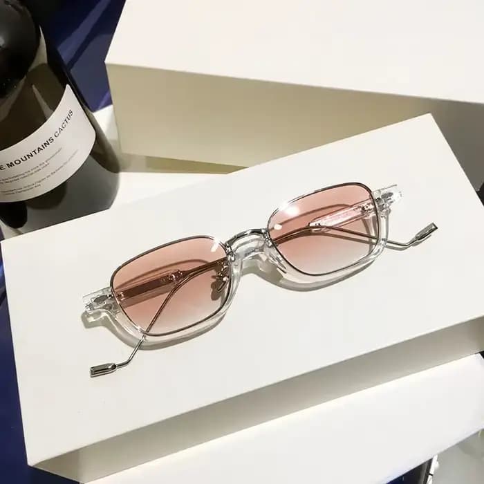 Lunettes de soleil carrées à petite monture