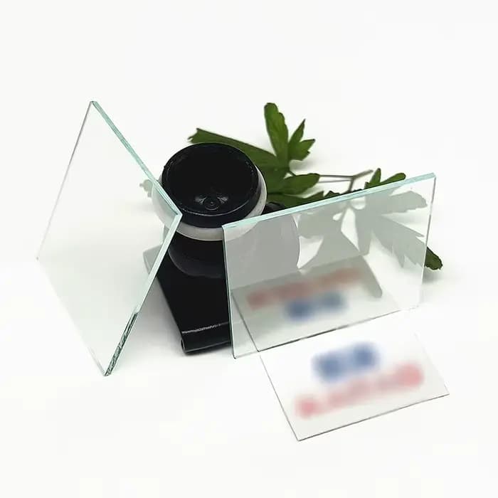 Miroir optique séparateur de faisceau semi-transparent semi-réfléchissant sans effet fantôme, séparateur de faisceau pour téléprompteur, verre 5 pièces