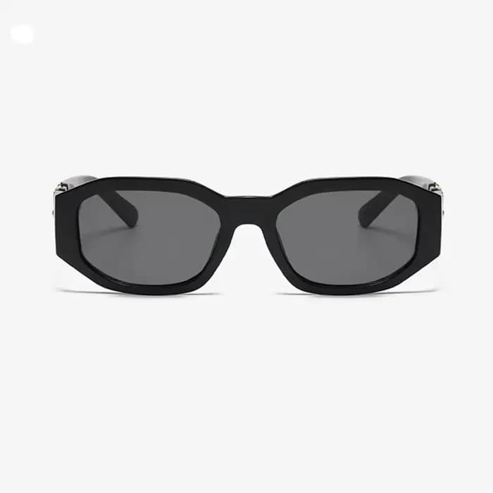 Lunettes de soleil carrées vintage à petit cadre pour hommes et femmes