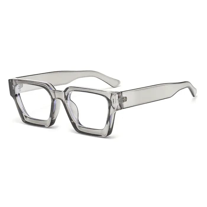 Lunettes carrées jaunes pour femmes