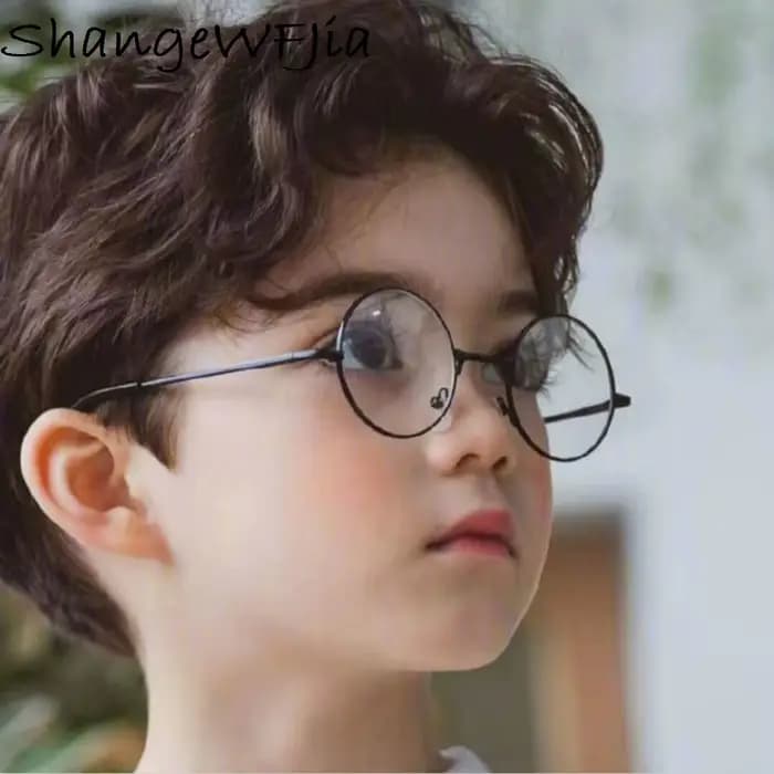 Nouvelles Montures de Lunettes Rondes pour Enfants