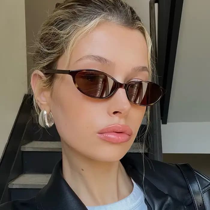 Lunettes de soleil rétro pour femme