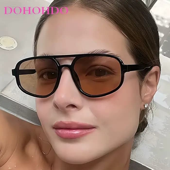 Lunettes de soleil vintage de marque de luxe pour femmes et hommes