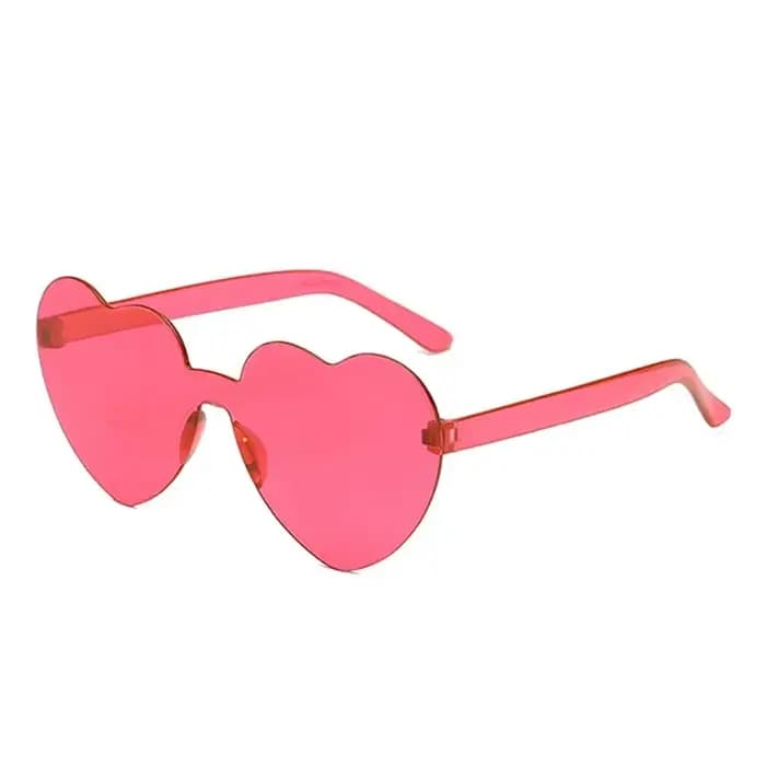 Lunettes de soleil en forme de cœur pour homme