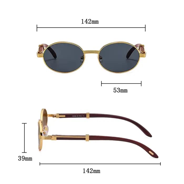 Lunettes De soleil ovales femmes 2024
