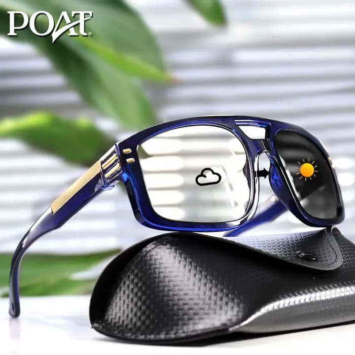 Lunettes de soleil photochromiques décontractées pour hommes et femmes