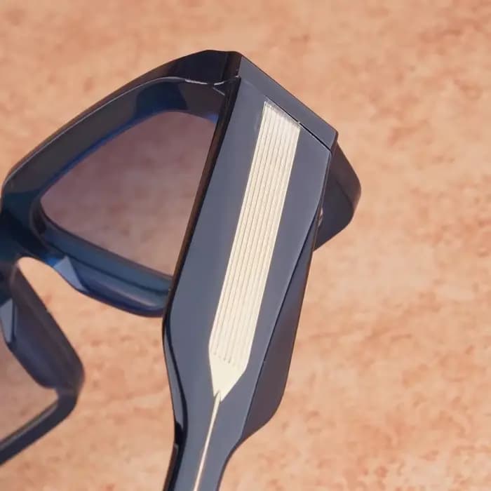 JMM MIGLIA Lunettes de soleil rectangulaires en acétate pour hommes et femmes faites à la main au Japon