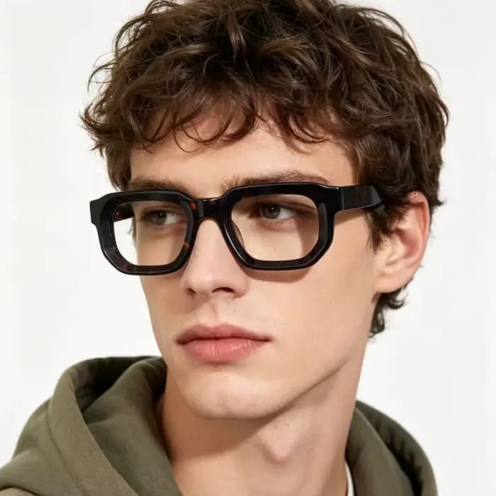 Acétate lunettes cadre hommes clair démonstration lentilles femmes bonne qualité