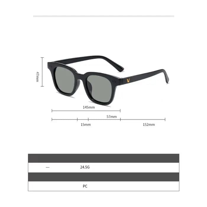 1 paire de lunettes de soleil pour hommes