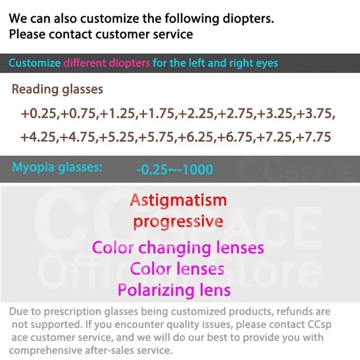 Lunettes transparentes pour hommes