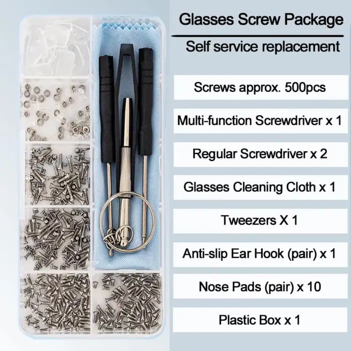 Kit de réparation de lunettes